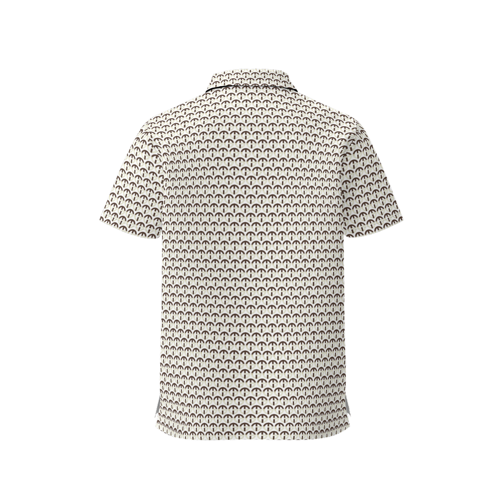 TONY G Women's Classic Fit Polo Shirt, adorned with the TG Logo #2 Monogram Pattern