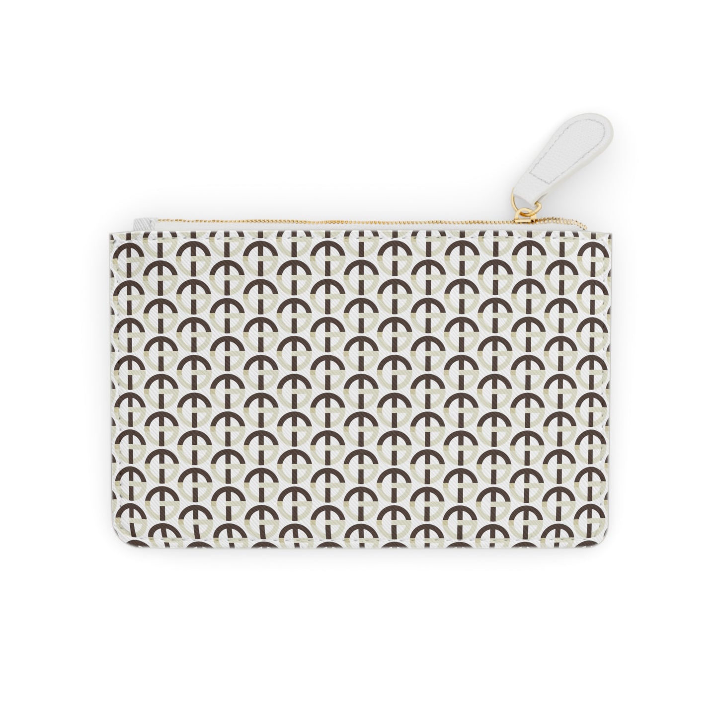 TONY G Mini Clutch Bag, adorned with the TG Logo Vintage #2 Monogram Pattern