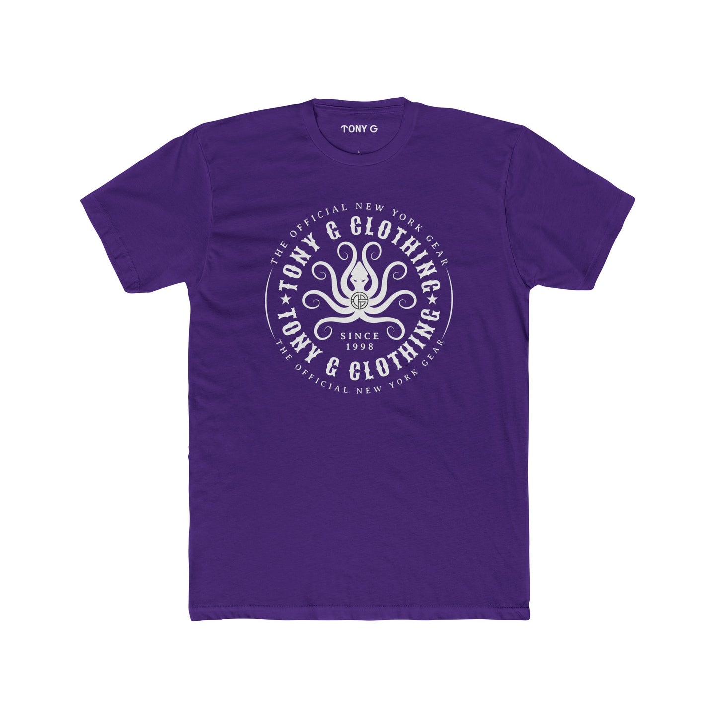 TONY Gamochonia 1 Men's Cotton Crew Tee, featuring the TONY Gamochonia 1 design