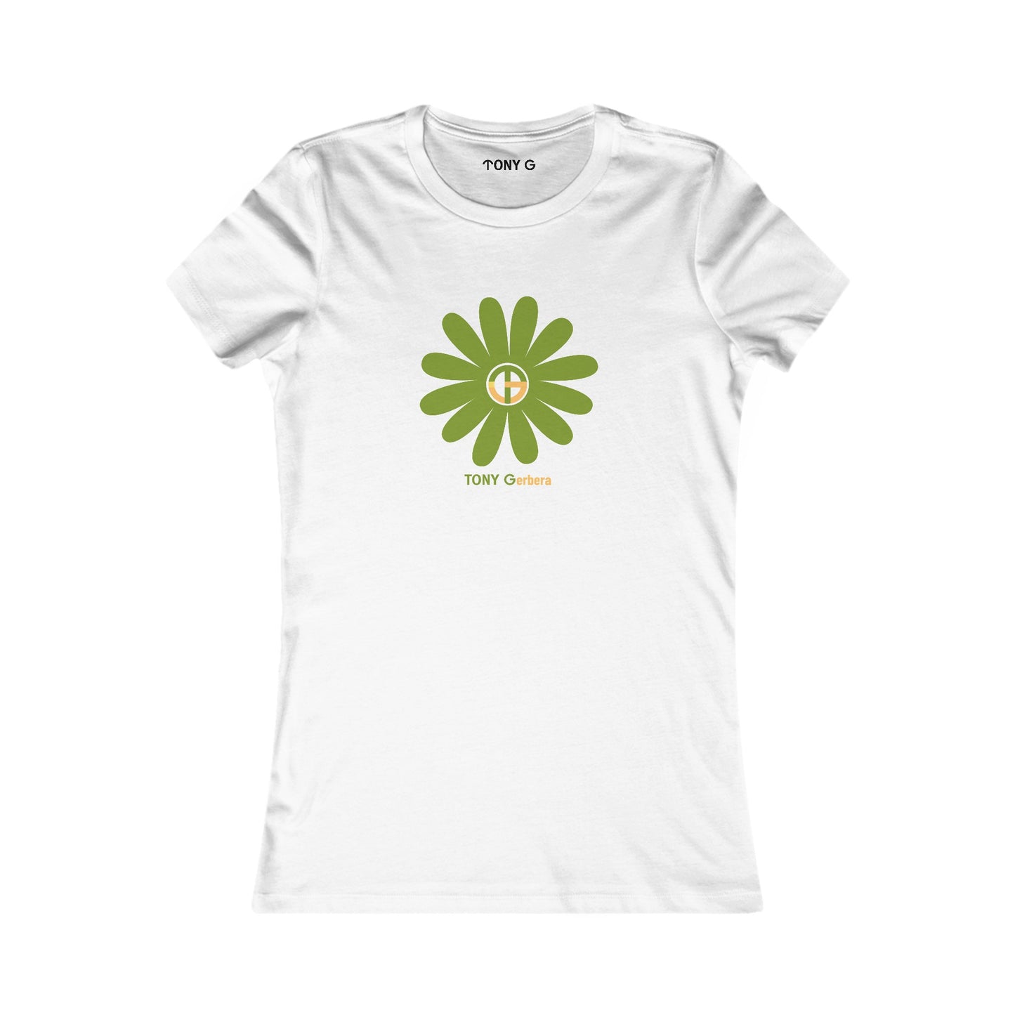 TONY Gerbera(#7 of 12) Women's Favorite Tee, adorned with the TONY Gerbera #7 design