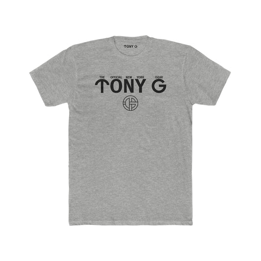 TONY G Men's Cotton Crew Tee, featuring the TONY G Logo & TG Logo Outline