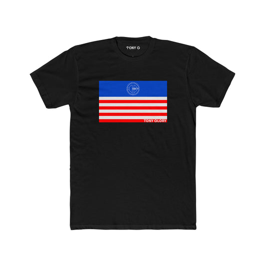 TONY Glory 2(USA) Men's Cotton Crew Tee, featuring the TONY Glory 2(USA) design