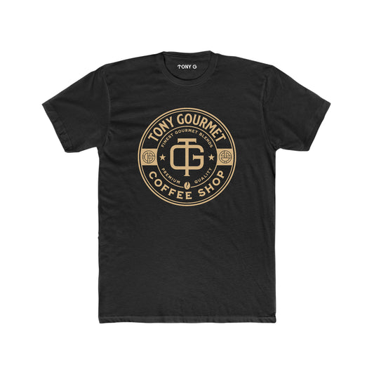 TONY Gourmet Men's Cotton Crew Tee, featuring the TONY Gourmet design