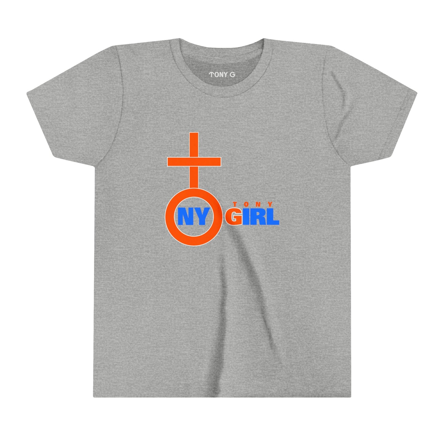 TONY Girl Youth Short Sleeve Tee, featuring the TONY Girl design