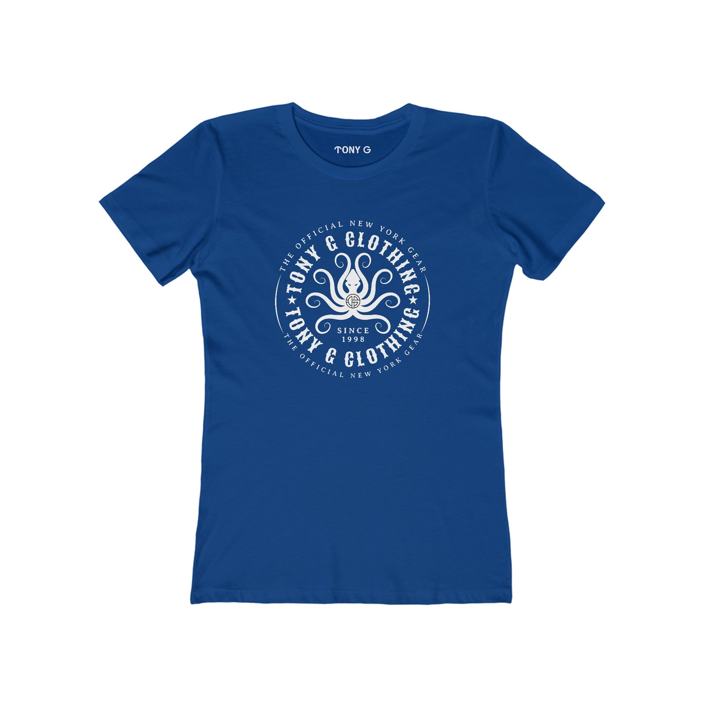 TONY Gamochonia 1 Women's Feminine Cut Classic Boyfriend Tee, featuring the TONY Gamochonia 1 design