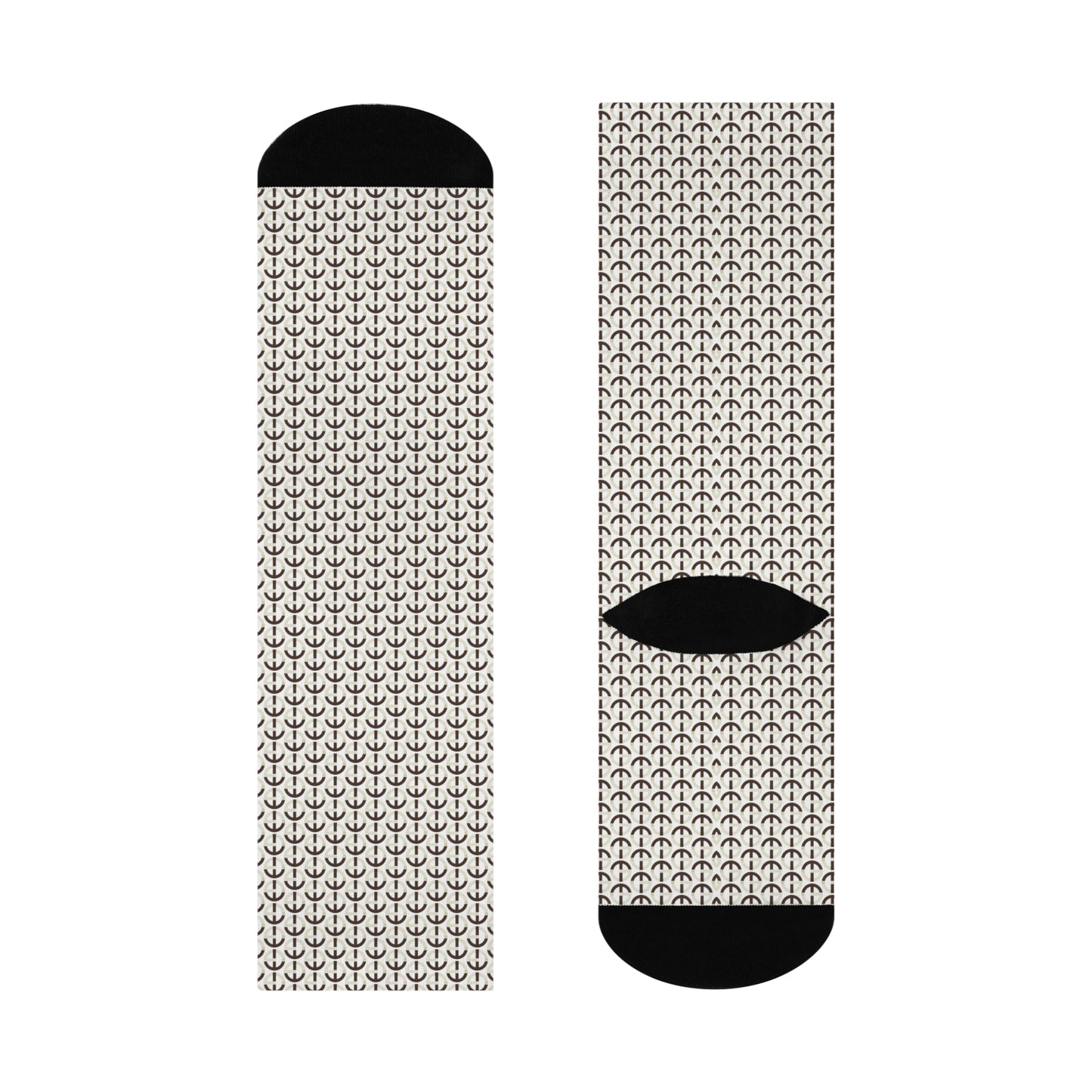 TONY G Cushioned Socks, adorned with the TG Logo Vintage #2 Monogram Pattern