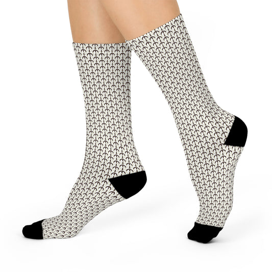 TONY G Cushioned Socks, adorned with the TG Logo Vintage #2 Monogram Pattern