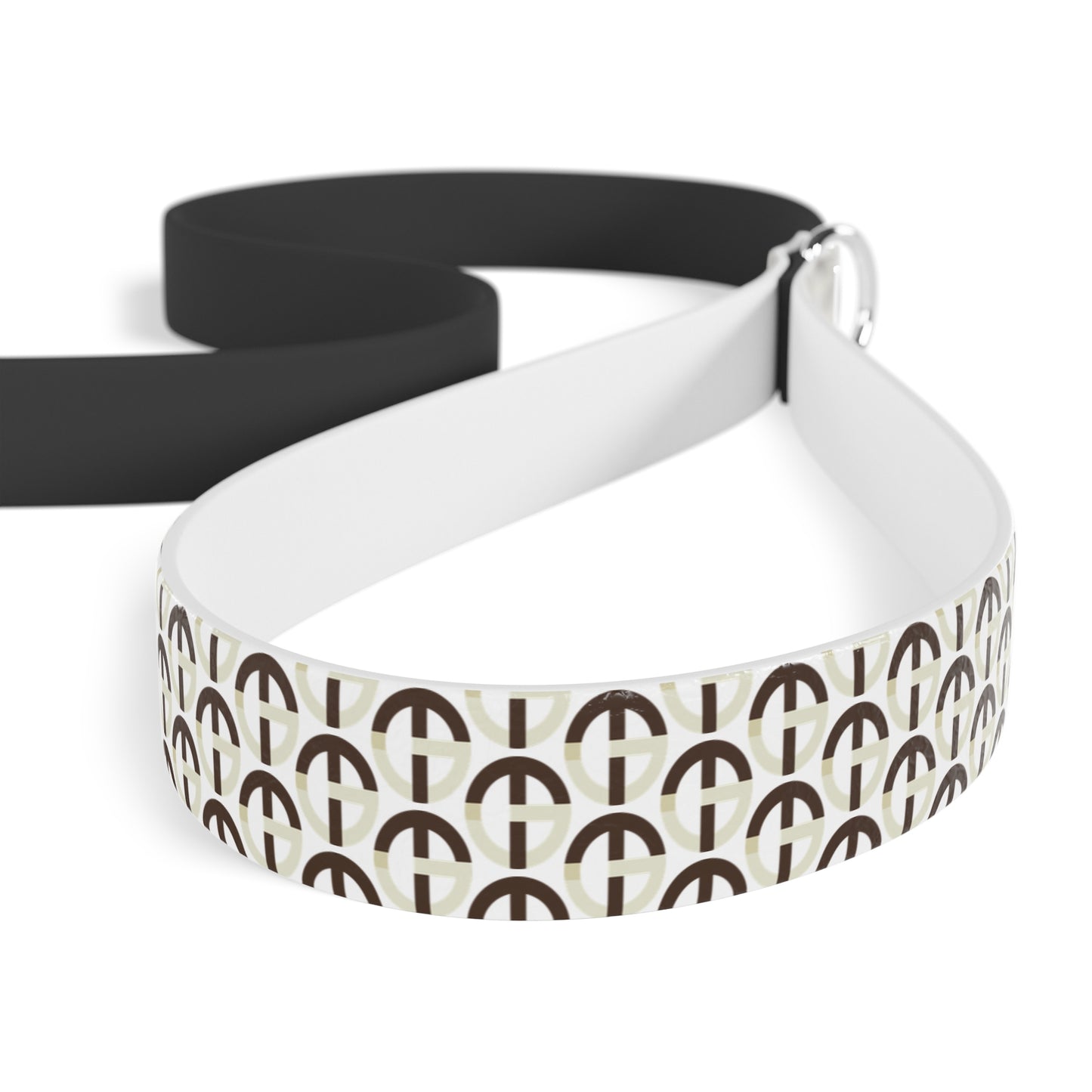 TONY G Dog Leash, featuring the TG Logo #2 Monogram Pattern