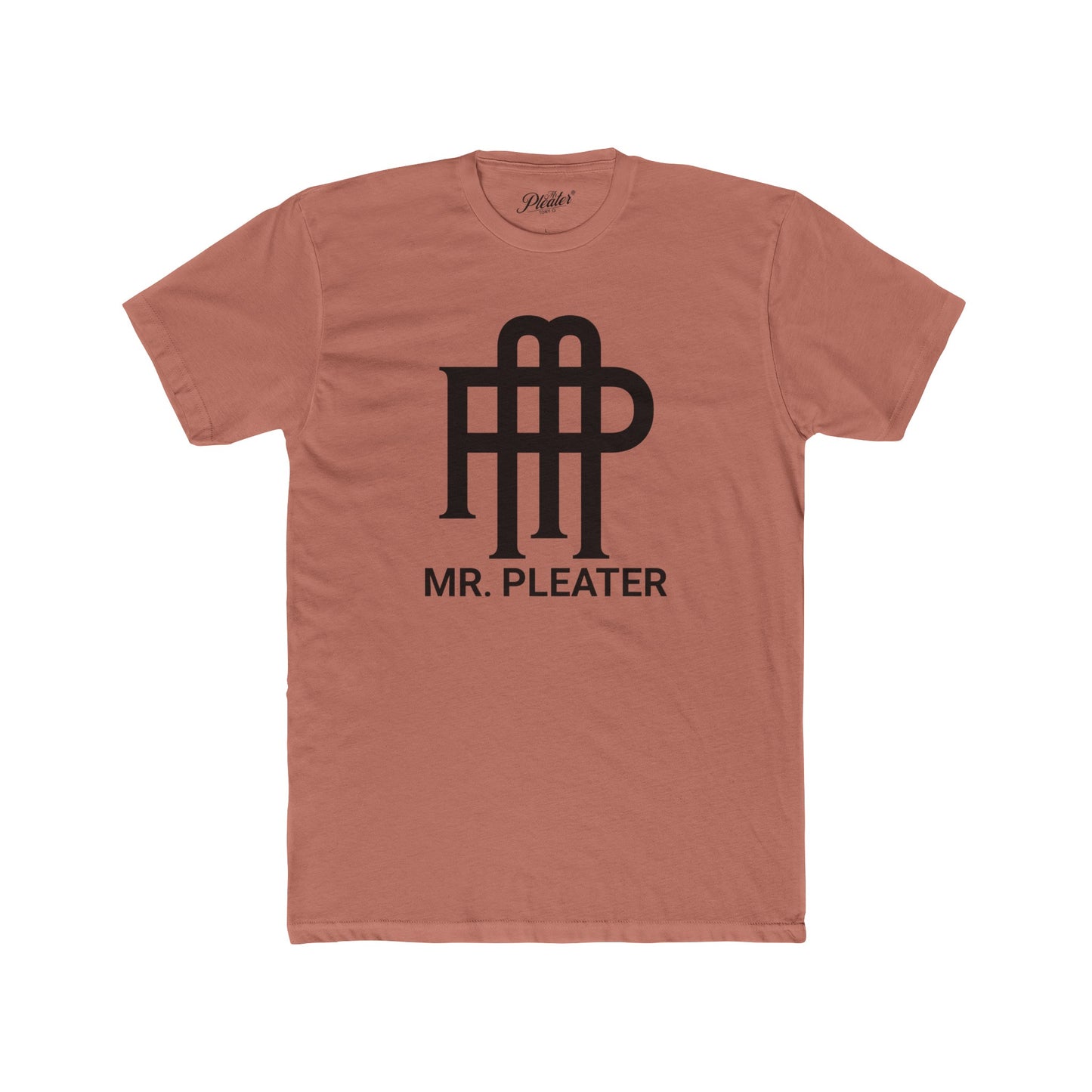 Mr. Pleater By TONY G Men's Cotton Crew Tee, featuring the Mr. Pleater Monogram