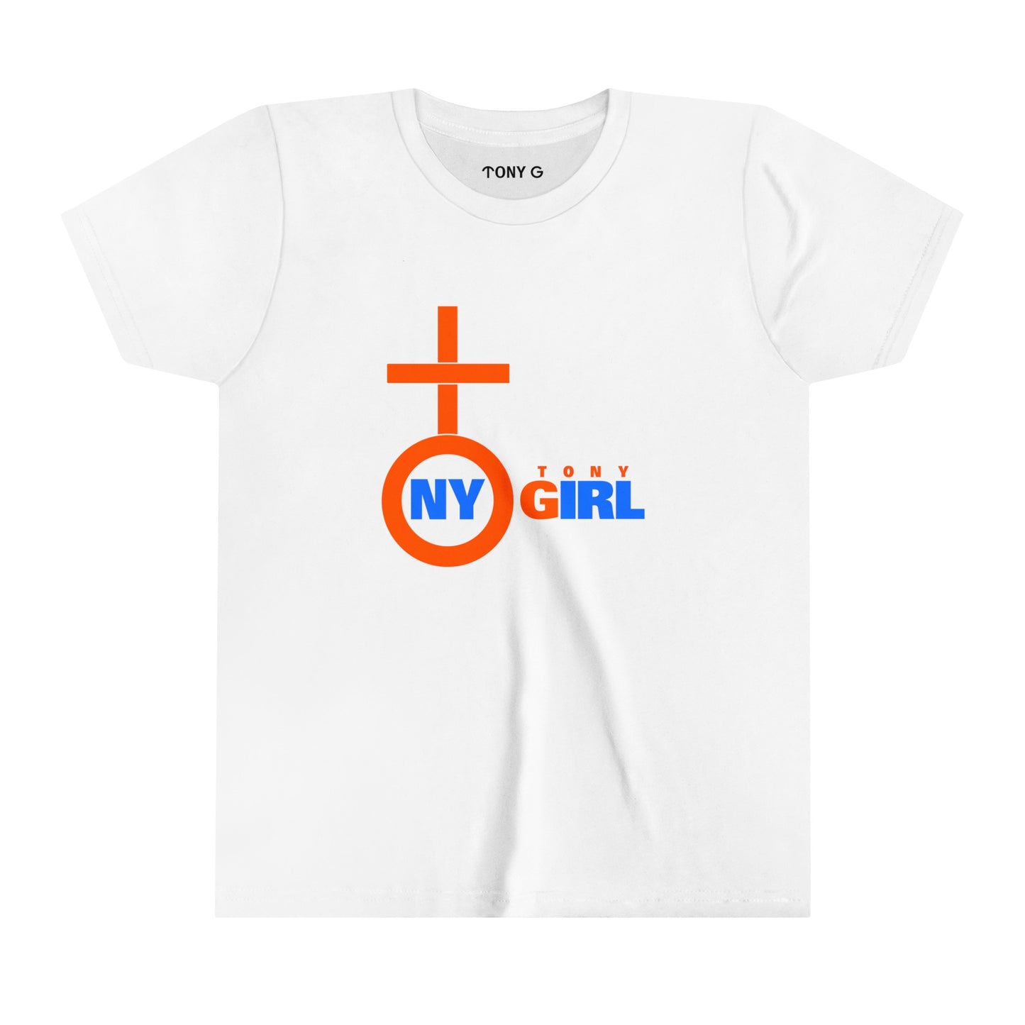 TONY Girl Youth Short Sleeve Tee, featuring the TONY Girl design