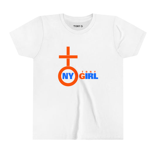 TONY Girl Youth Short Sleeve Tee, featuring the TONY Girl design