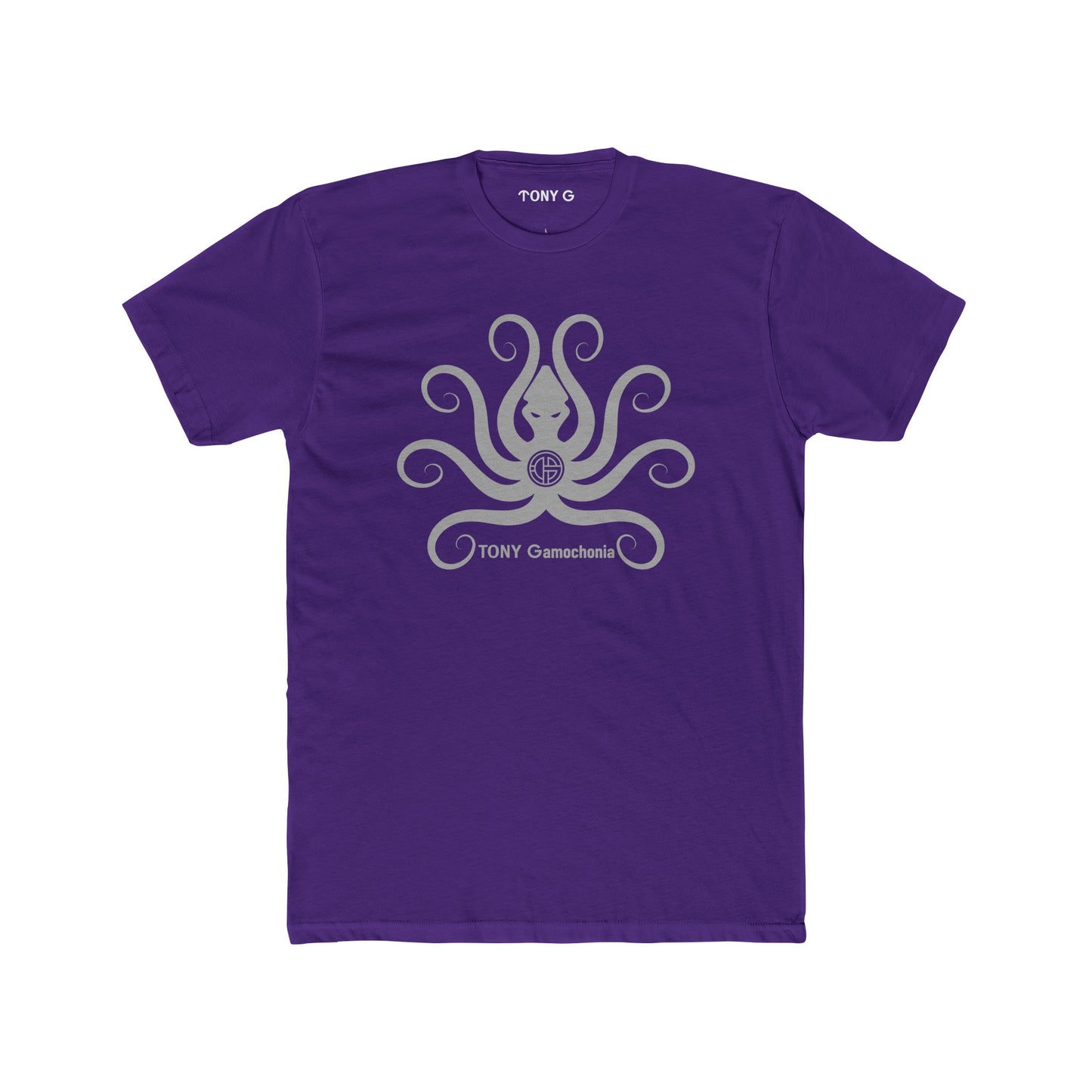 TONY Gamochonia 2 Men's Cotton Crew Tee, featuring the TONY Gamochonia 2 design