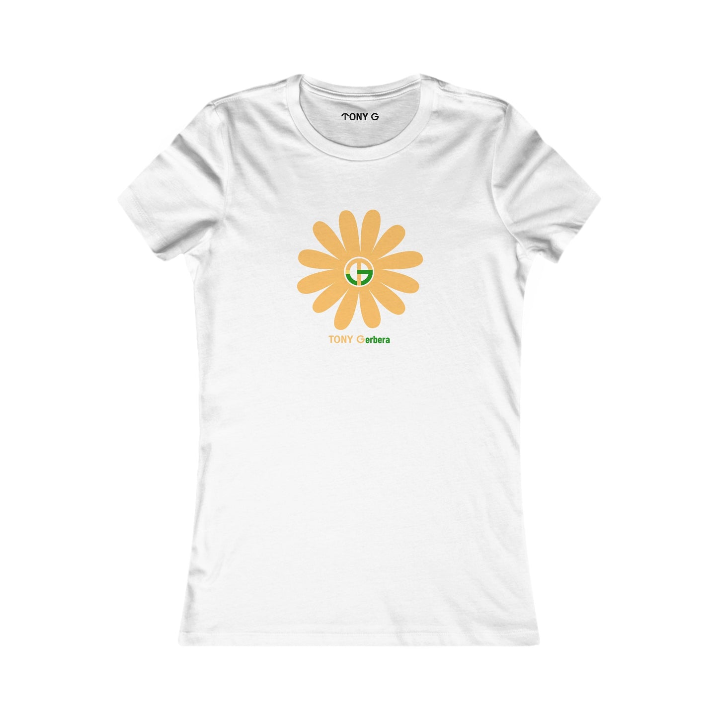 TONY Gerbera(#5 of 12) Women's Favorite Tee, adorned with the TONY Gerbera #5 design