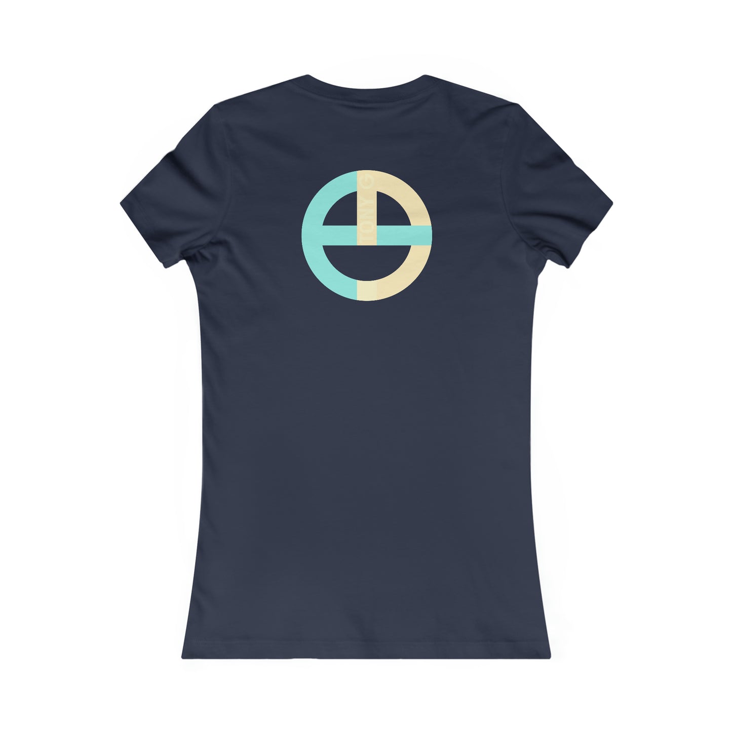 TONY G Women's Favorite Tee, adorned with the TG Logo Vintage #3 Monogram