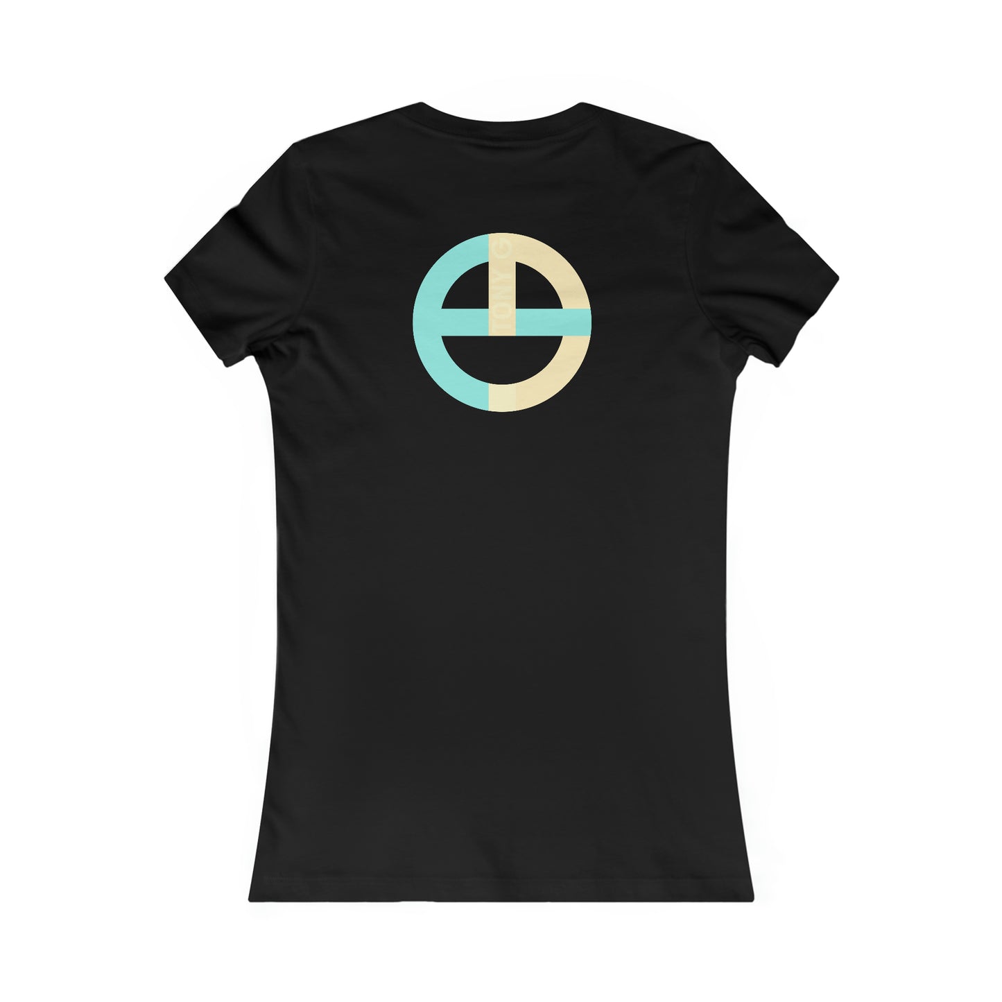 TONY G Women's Favorite Tee, adorned with the TG Logo Vintage #3 Monogram