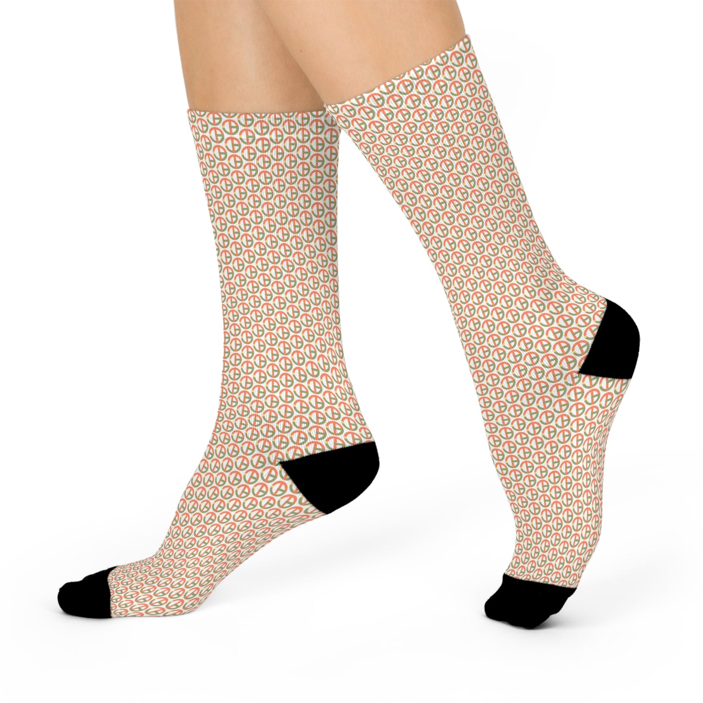 TONY G Cushioned Socks, adorned with the TG Logo Vintage #1 Monogram Pattern