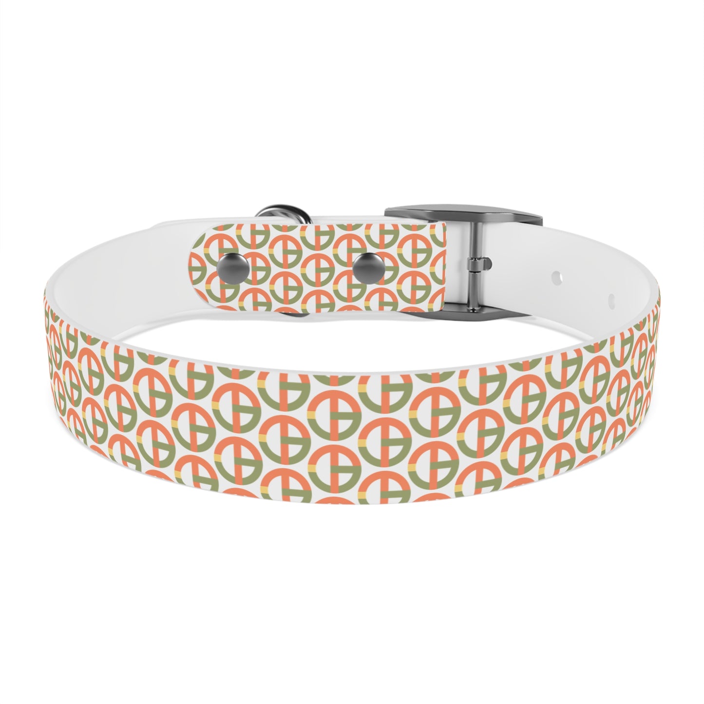 TONY G Dog Collar, featuring the TG Logo #1 Monogram Pattern