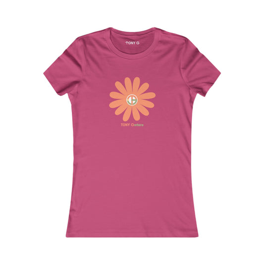 TONY Gerbera(#1 of 12) Women's Favorite Tee, adorned with the TONY Gerbera #1 design