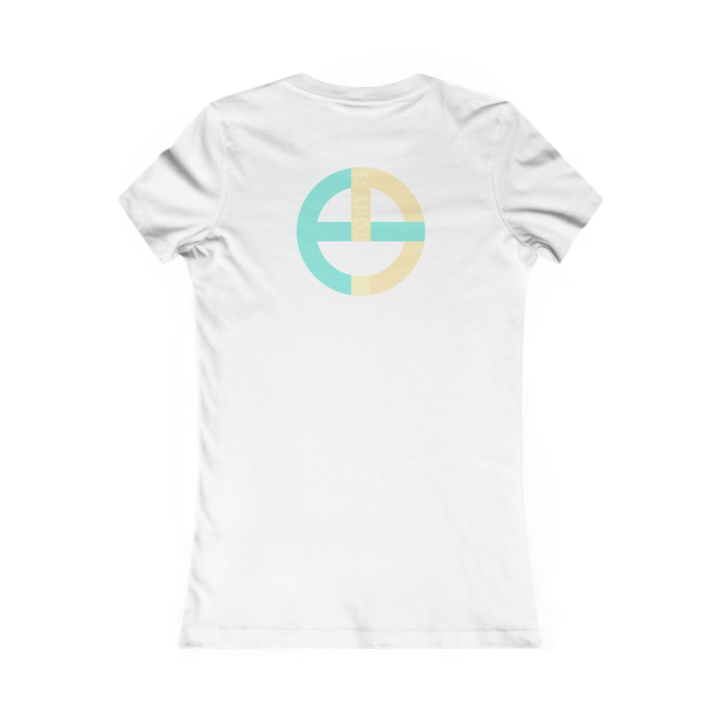 TONY G Women's Favorite Tee, adorned with the TG Logo Vintage #3 Monogram
