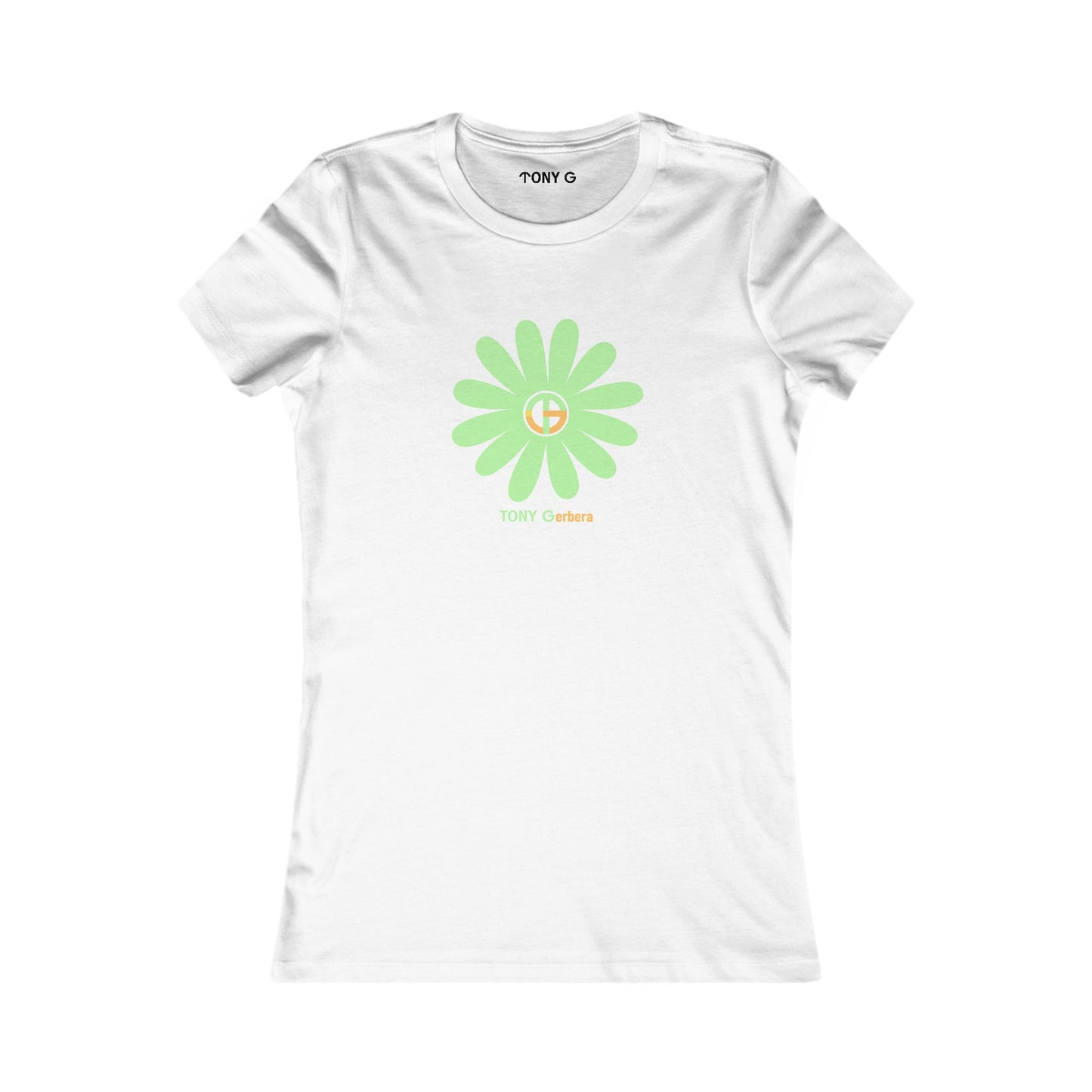 TONY Gerbera(#8 of 12) Women's Favorite Tee, adorned with the TONY Gerbera #8 design