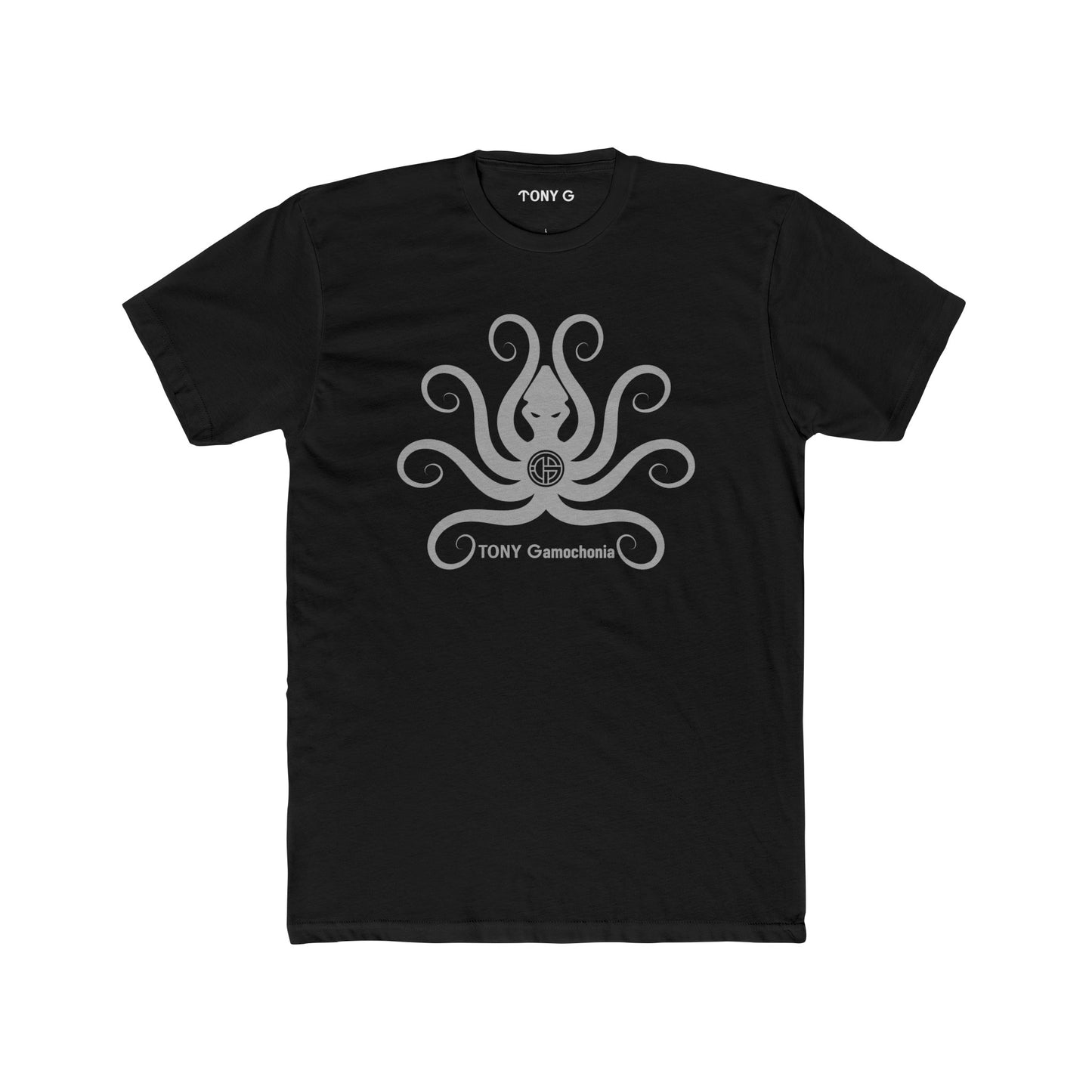 TONY Gamochonia 2 Men's Cotton Crew Tee, featuring the TONY Gamochonia 2 design