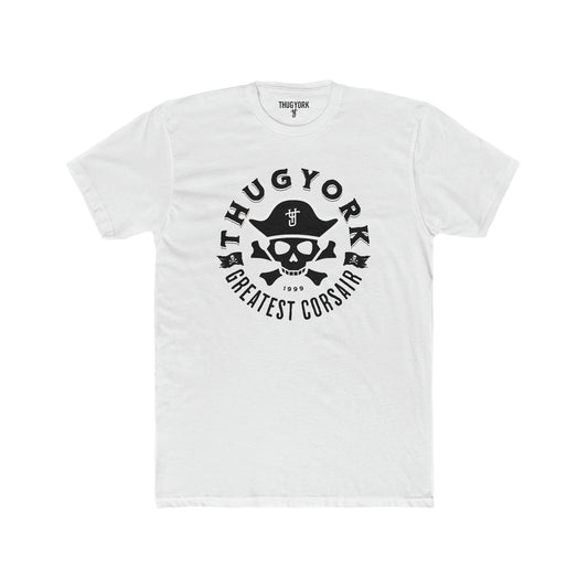 THUG YORK By TONY G Men's Cotton Crew Tee, featuring the Greatest Corsair design