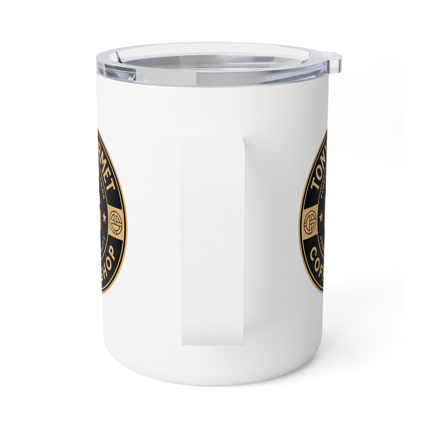 TONY Gourmet Insulated Coffee Mug, 10oz, featuring the TONY Gourmet design