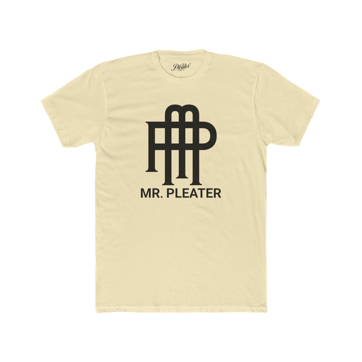 Mr. Pleater By TONY G Men's Cotton Crew Tee, featuring the Mr. Pleater Monogram