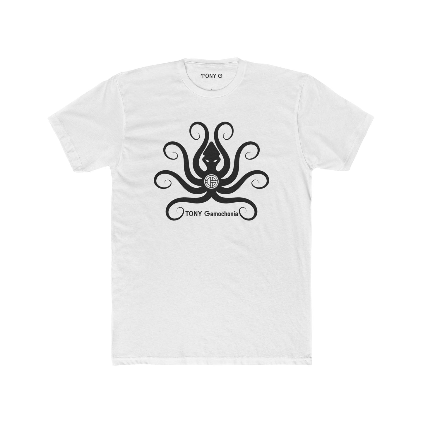 TONY Gamochonia 2 Men's Cotton Crew Tee, featuring the TONY Gamochonia 2 design