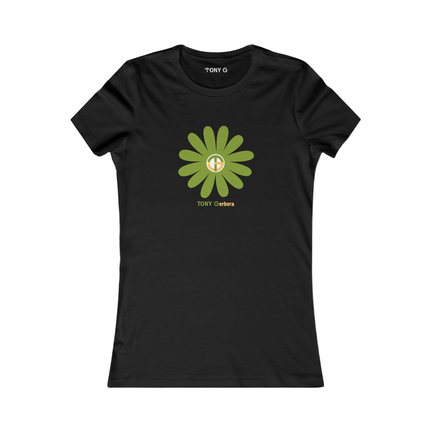 TONY Gerbera(#7 of 12) Women's Favorite Tee, adorned with the TONY Gerbera #7 design