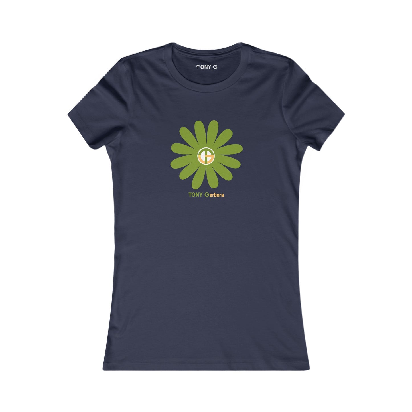 TONY Gerbera(#7 of 12) Women's Favorite Tee, adorned with the TONY Gerbera #7 design
