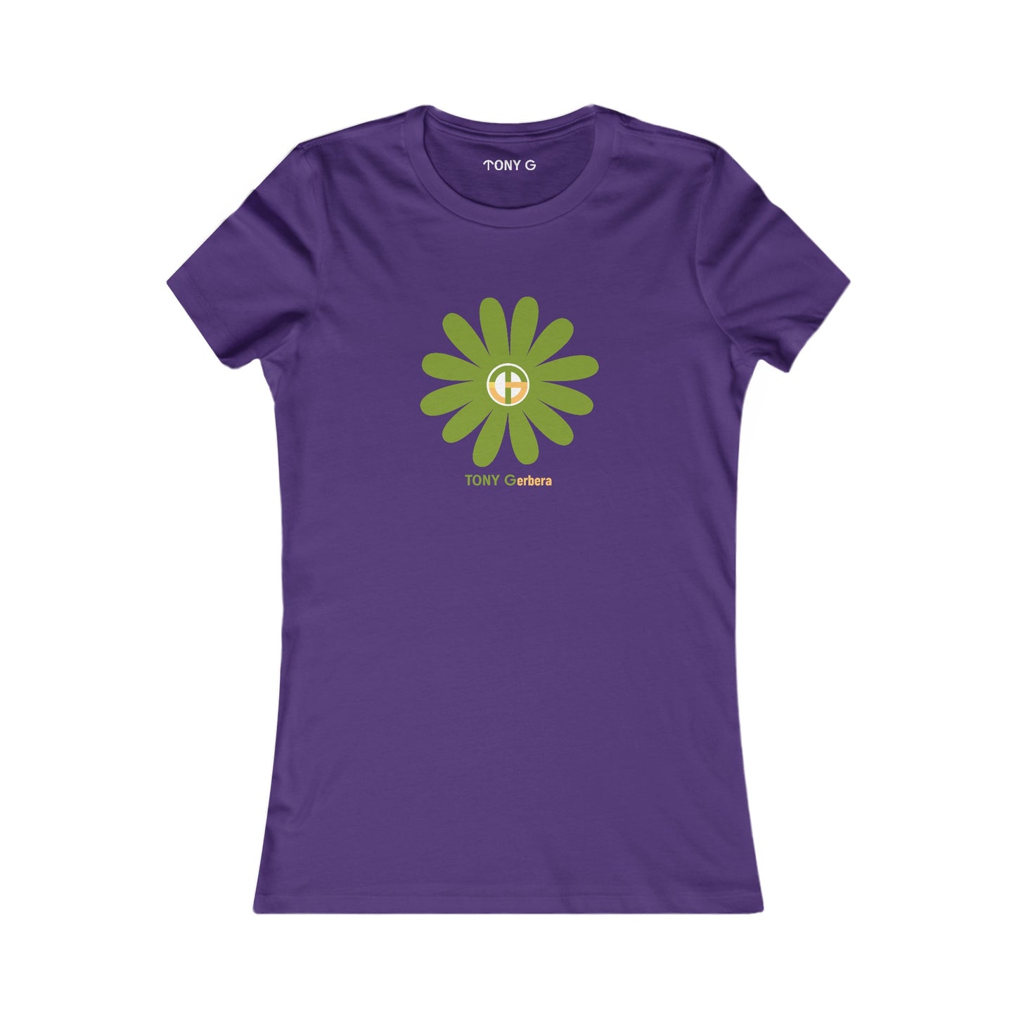 TONY Gerbera(#7 of 12) Women's Favorite Tee, adorned with the TONY Gerbera #7 design