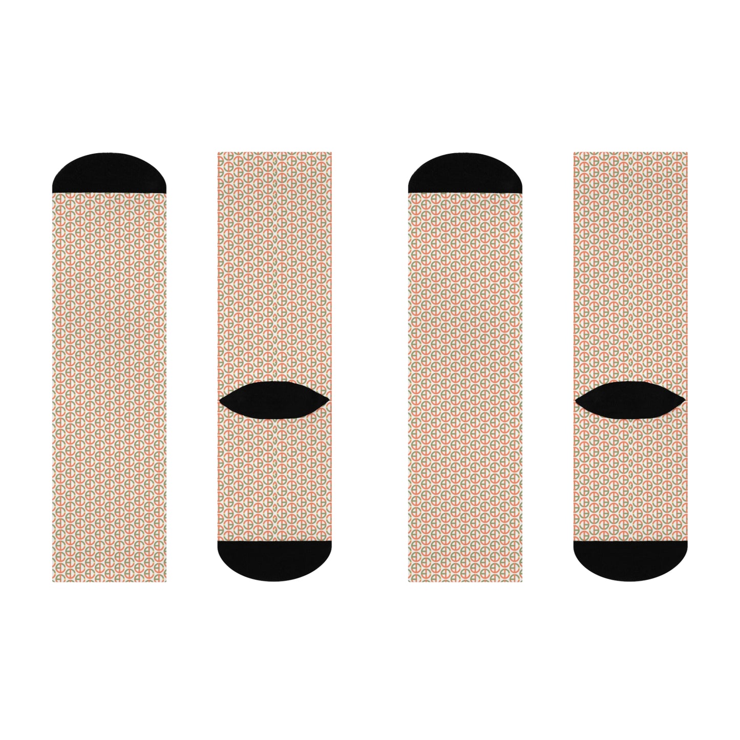 TONY G Cushioned Socks, adorned with the TG Logo Vintage #1 Monogram Pattern
