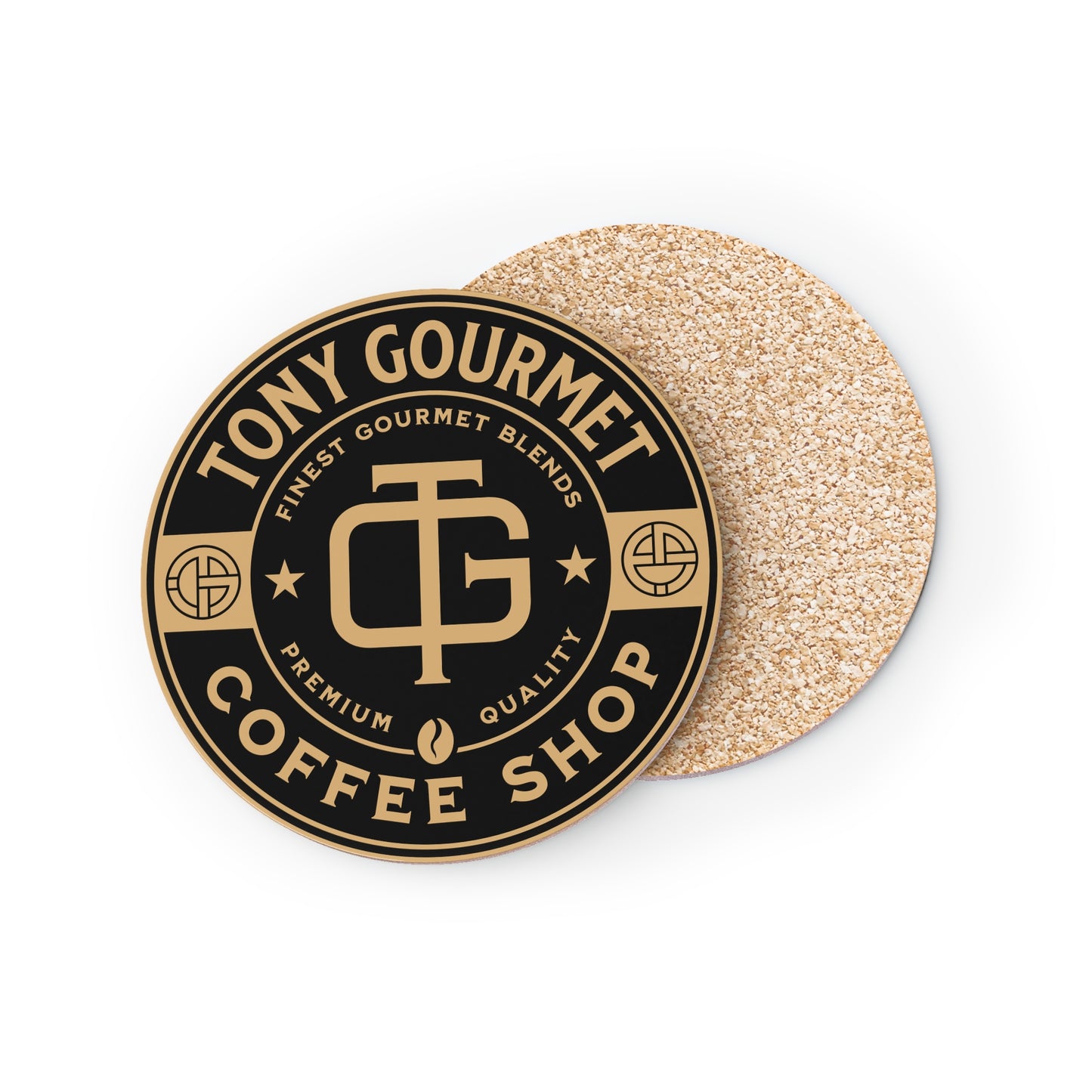 TONY Gourmet Coasters, featuring the TONY Gourmet design