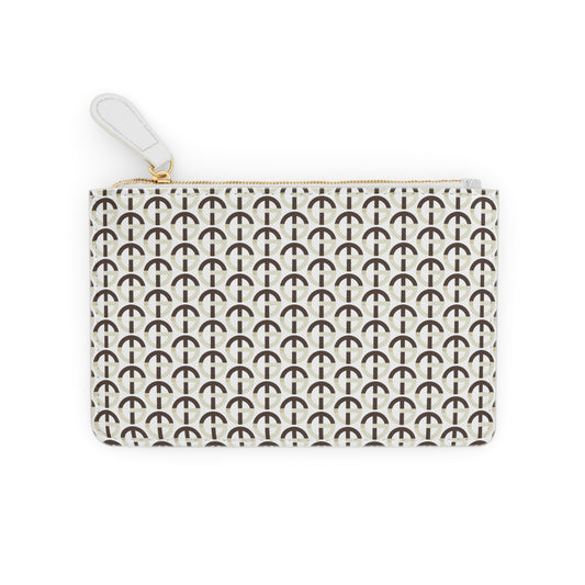 TONY G Mini Clutch Bag, adorned with the TG Logo Vintage #2 Monogram Pattern