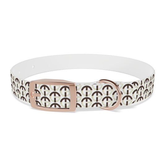 TONY G Dog Collar, featuring the TG Logo #2 Monogram Pattern