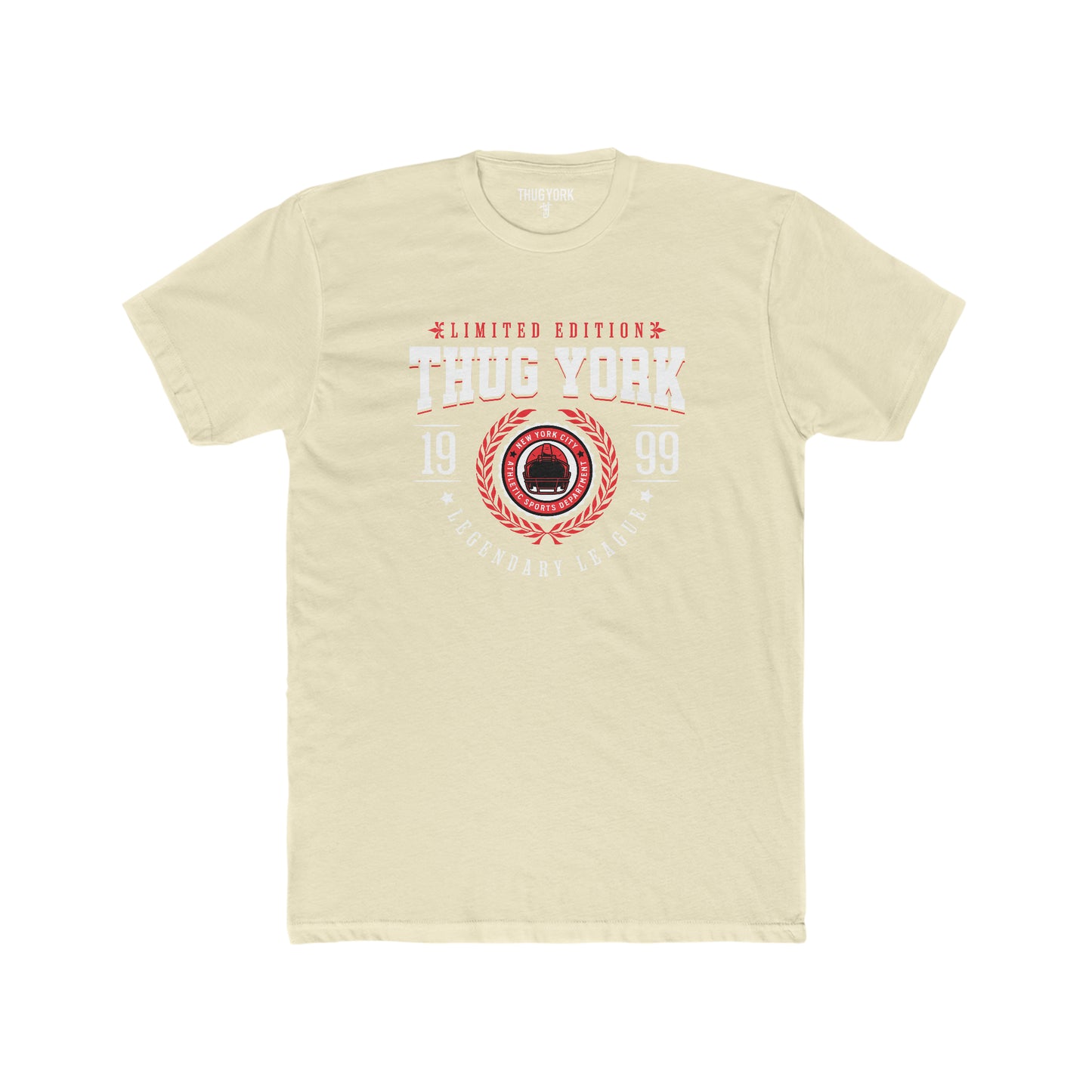THUG YORK By TONY G Men's Cotton Crew Tee, featuring the Legendary League design