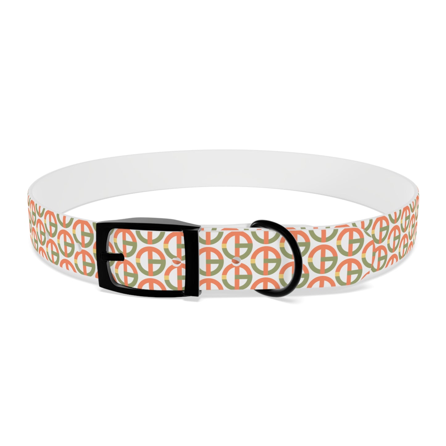 TONY G Dog Collar, featuring the TG Logo #1 Monogram Pattern