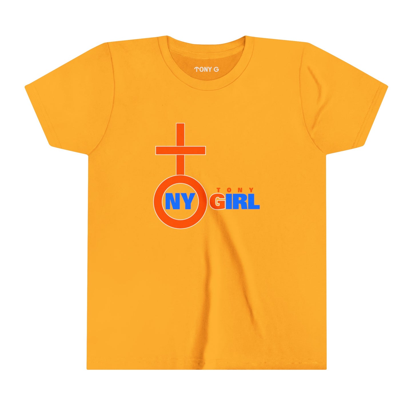 TONY Girl Youth Short Sleeve Tee, featuring the TONY Girl design