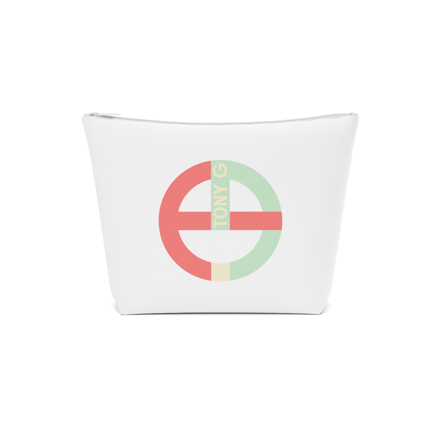 TONY G Cotton Cosmetic Bag, adorned with the TG Logo Vintage #4 Monogram