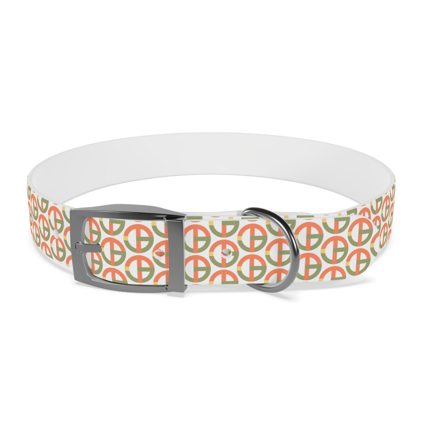 TONY G Dog Collar, featuring the TG Logo #1 Monogram Pattern