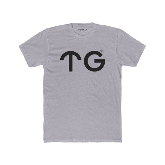 TONY G Men's Cotton Crew Tee, featuring the T&G Logo