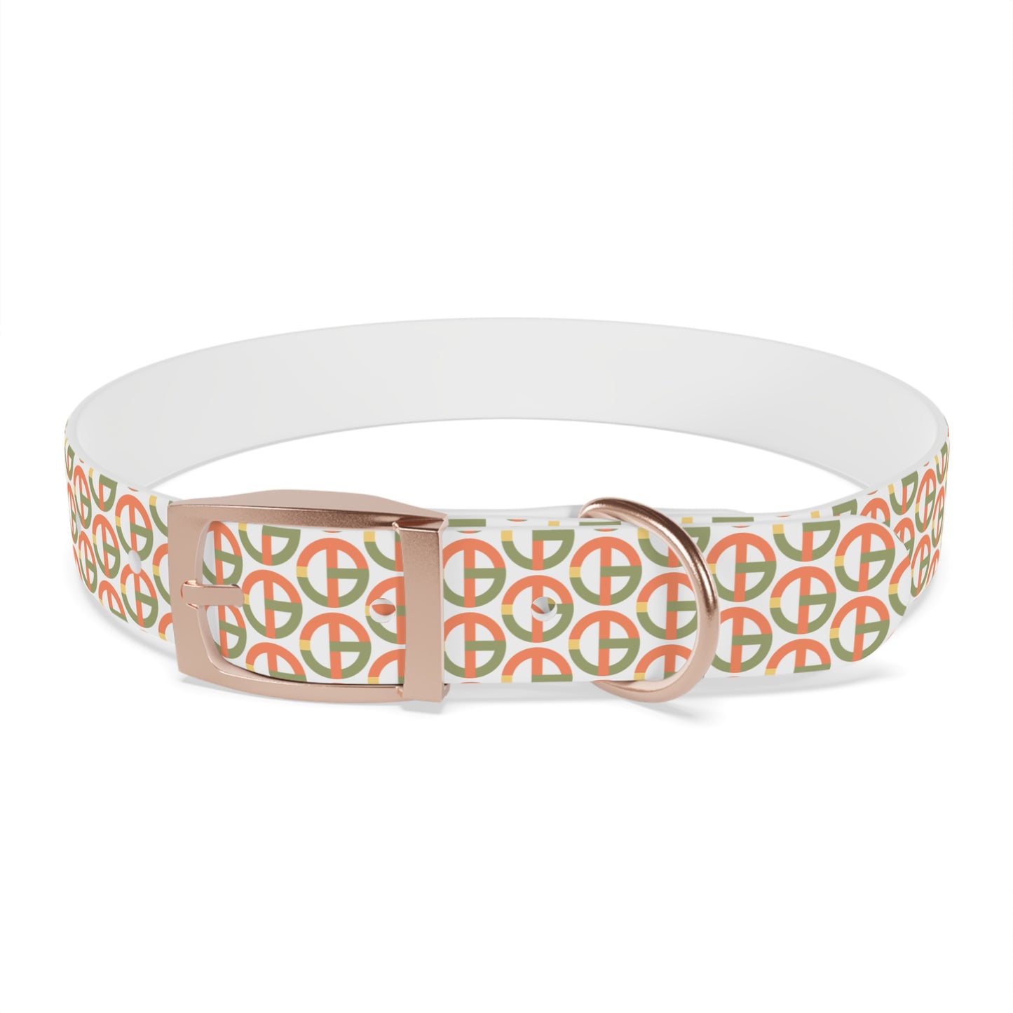TONY G Dog Collar, featuring the TG Logo #1 Monogram Pattern