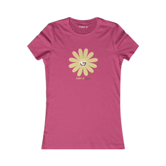 TONY Gerbera(#9 of 12) Women's Favorite Tee, adorned with the TONY Gerbera #9 design
