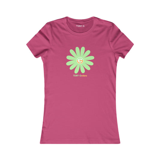 TONY Gerbera(#8 of 12) Women's Favorite Tee, adorned with the TONY Gerbera #8 design