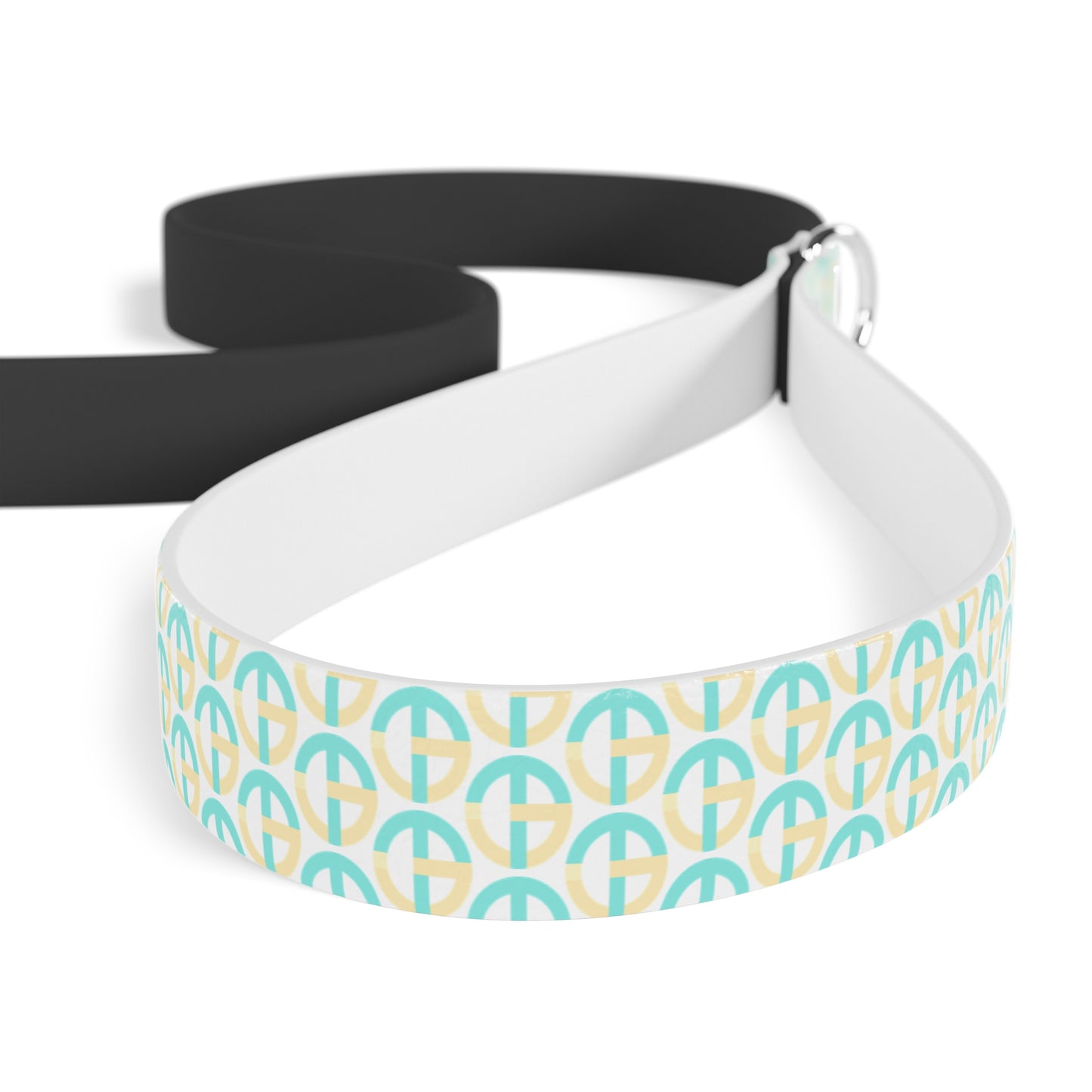 TONY G Dog Leash, featuring the TG Logo #3 Monogram Pattern