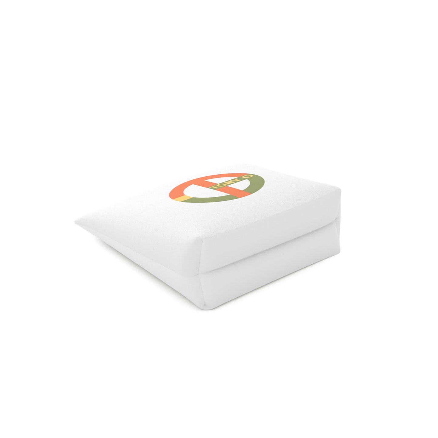 TONY G Cotton Cosmetic Bag, adorned with the TG Logo Vintage #1 Monogram