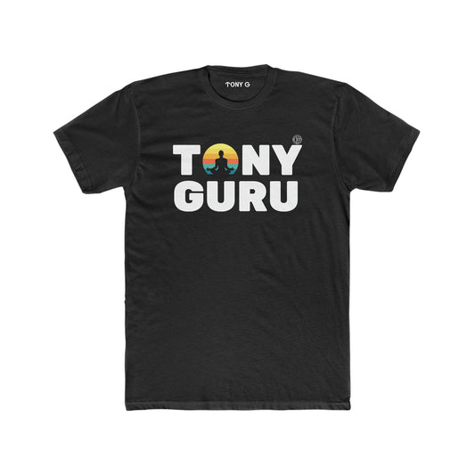 TONY Guru Men's Cotton Crew Tee, featuring the TONY Guru design