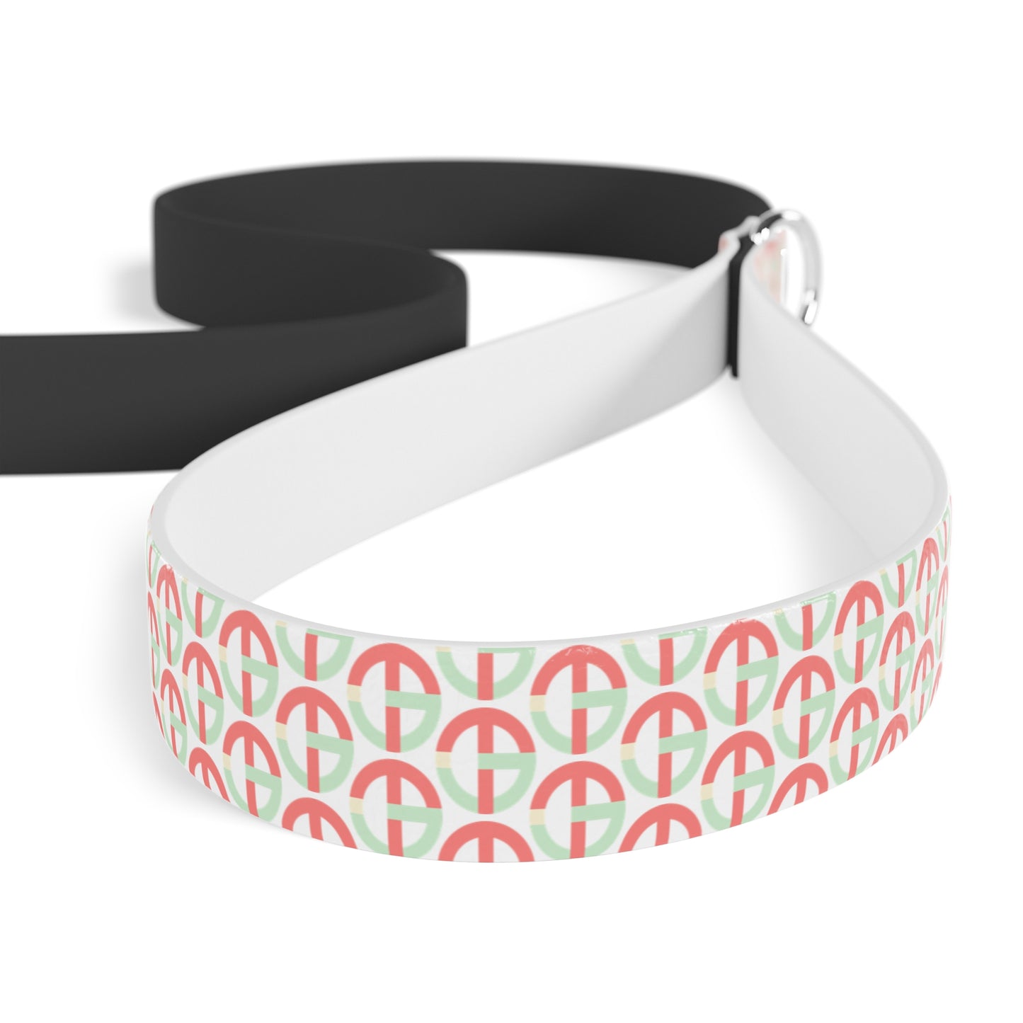 TONY G Dog Leash, featuring the TG Logo #4 Monogram Pattern