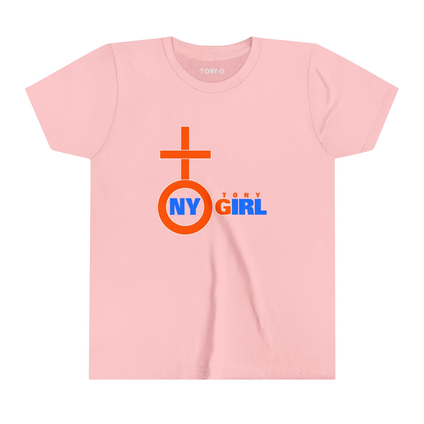 TONY Girl Youth Short Sleeve Tee, featuring the TONY Girl design